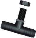TEE POLY 1/2 BARB X 11/16M UN 