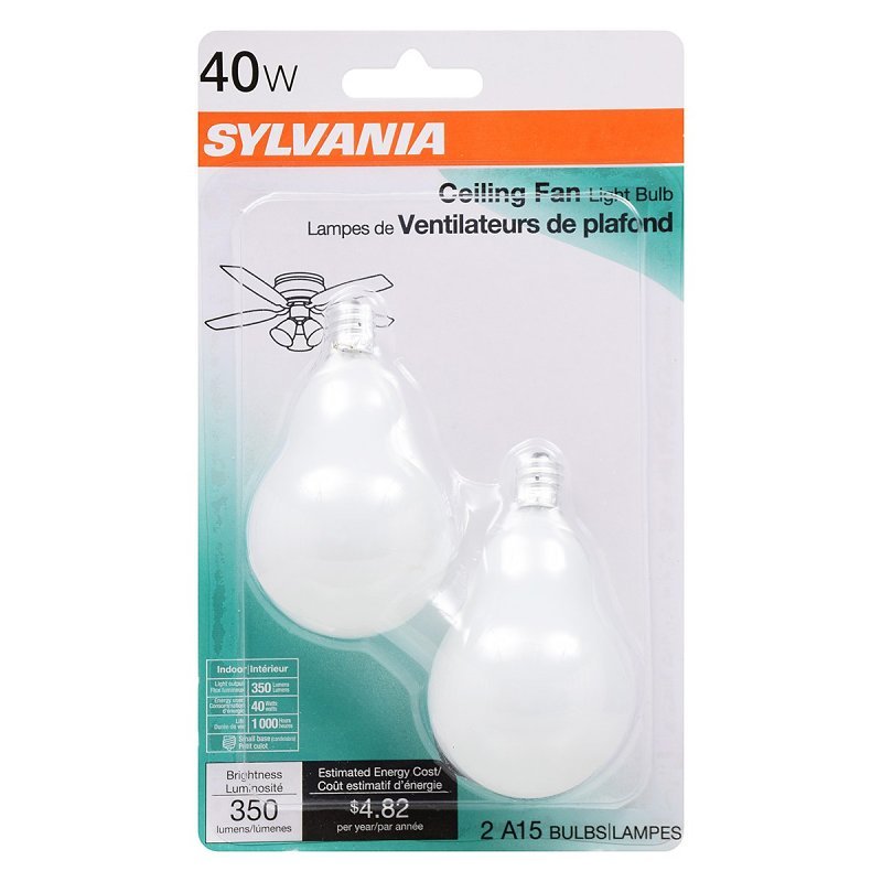 BULB INCAN FAN A15 WHITE 40W  