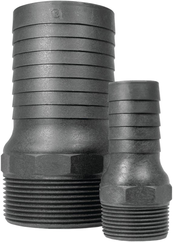 POLY NIPPLE 1.25" BARB        