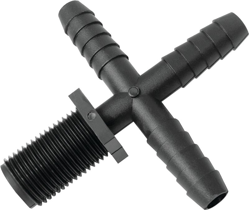 CROSS POLY 3/8BARBX11/16M UN  