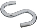 HOOK S STEEL OPEN 3-1/2IN ZINC