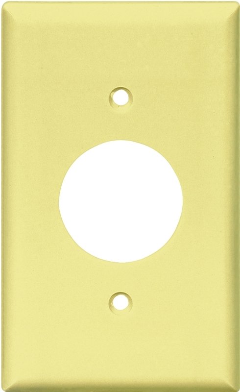 WALL PLATE SINGLE 1GANG IVORY 