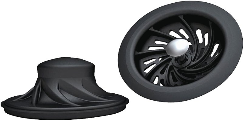 STRAINER SINK &STOPPER BLK    
