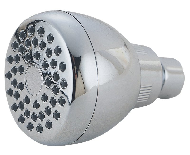 SHOWERHEAD FX/MT W/RUB TIP CHM