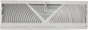 REGISTER BASEBOARD 15IN WHT   