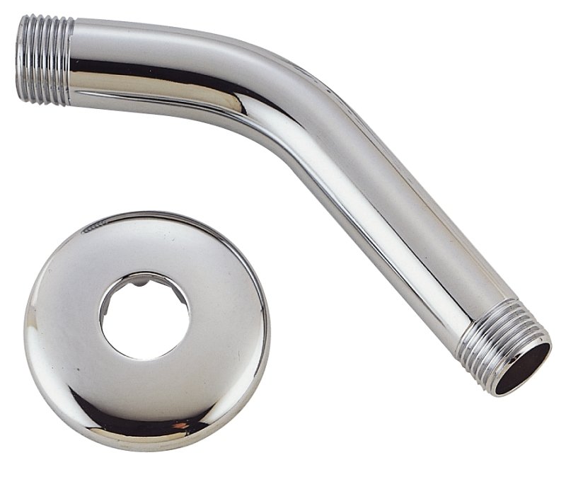SHOWER ARM METAL CHROME 6IN   
