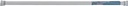 ROD SHWR CURTAIN WHITE 41-76  