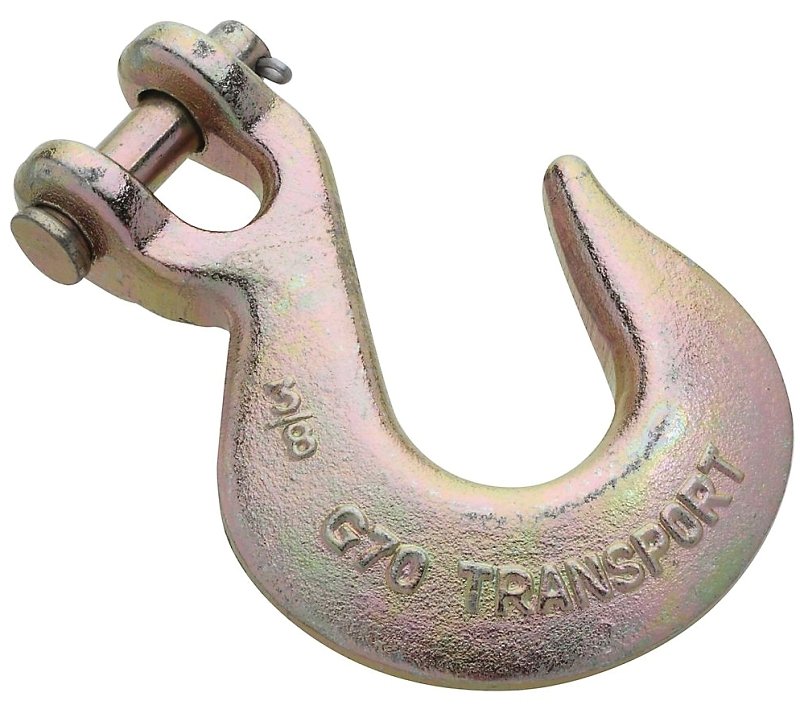 HOOK CLVS GRB CHRMT/YEL 3/8IN 
