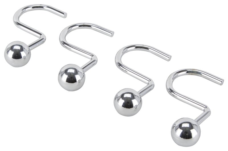 HOOK CURTAIN BALL CHROME      
