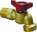 HOSE BIBB 3/4IN MIP X 1/2FIP  