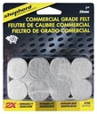 PAD FELT RND COMM GRY 48PK 1IN