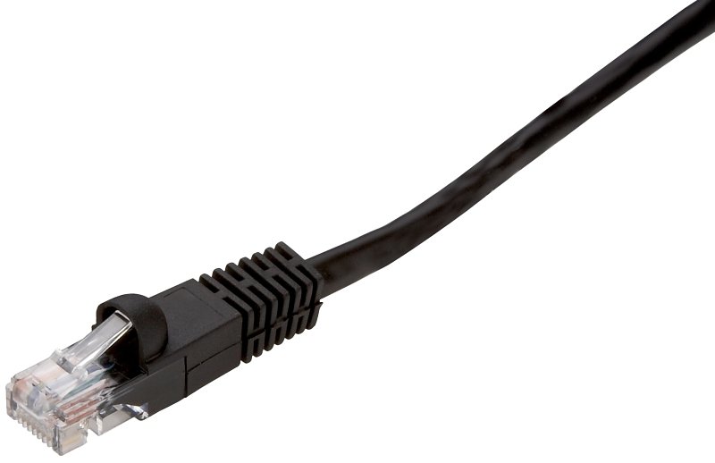 CABLE NTWK CAT 6E RJ45 BLK 7FT