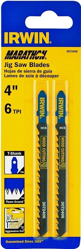 BLADE JIGSAW CARBON 6TPI 4IN  