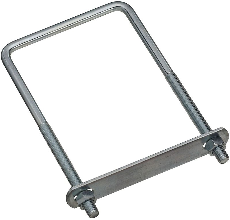 BOLT U SQUARE 3/8X4X7IN ZINC  