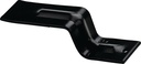HOLDER BAR 6.3X1.5 BLACK STEEL