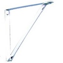 BRACKET SHELF WHITE 10IN      