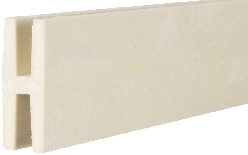 DIVIDER H-CHANNEL WHITE 8FT   