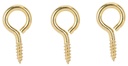 SCREW EYE LRG BRS17/32X1-15/16