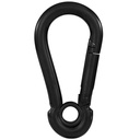 SNAP SPRG INTRLCKNG BLK 1/4IN 