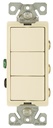 SWITCH DECO COMBO 3SP 15A LA  