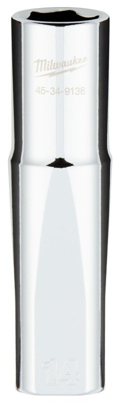 SOCKET DEEP CHROME 1/2INX14MM 