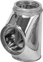 TEE CHIMNEY W/INSUL T-CAP 8IN 