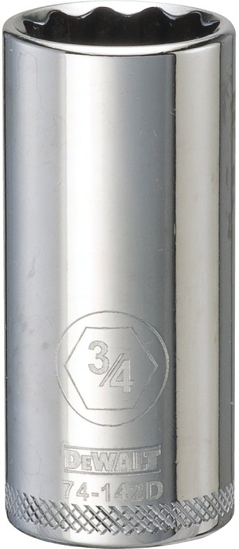 SOCKET DEEP 3/8DR 12PT 3/4IN  