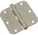 HINGE DOOR STN NKL 3-1/2IN    