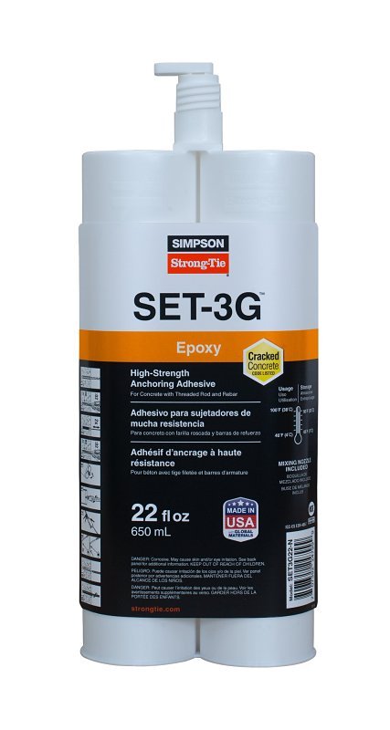 EPOXY ADHESIVE HGHSTR 22OZ    