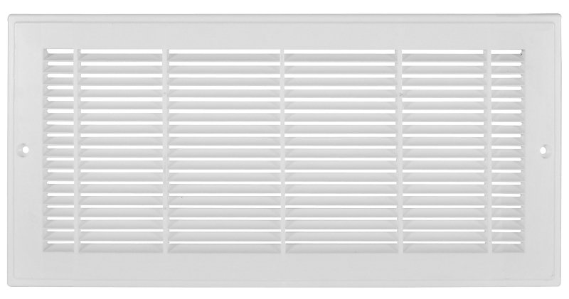 GRILL RETURN AIR 12X6IN WHT   