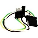 CONNECTOR FLAT 4W WIRE 12IN   