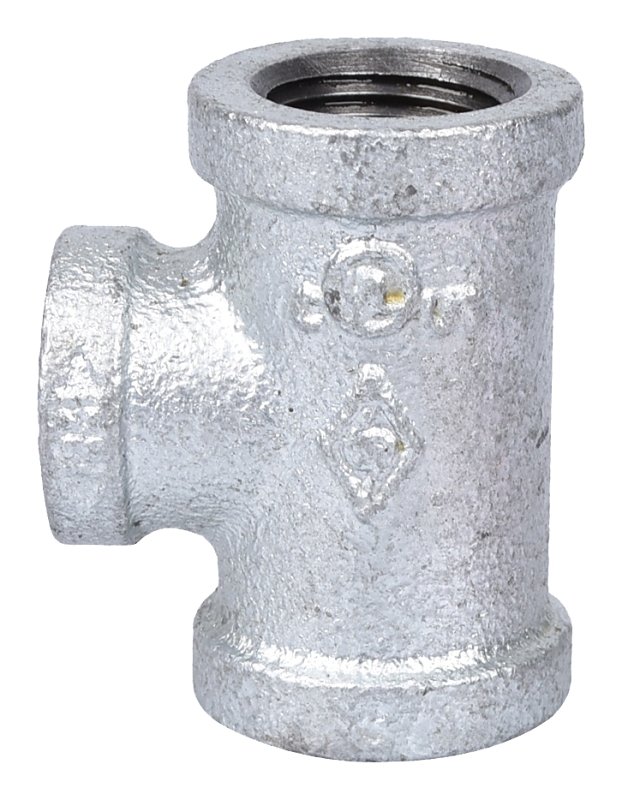 TEE GALVANIZED 1/2X1/2X3/8    