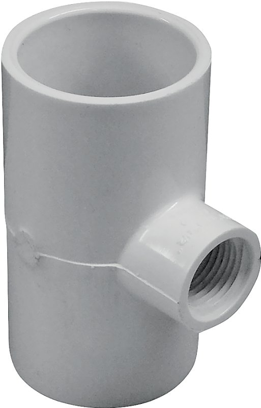 TEE PVC 1-1/4SX1-1/4SX1/2FIP  