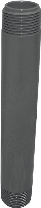 PVC SCH80 NIPPLE 1/2X8        