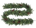 PACIFIC FIR GARLAND PRELIT 9FT
