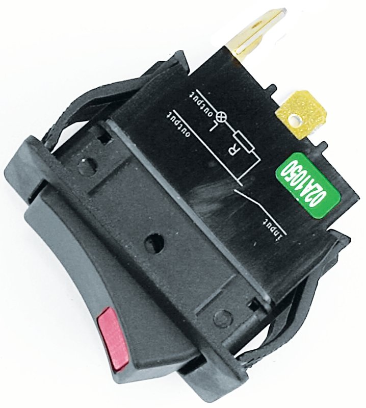 SWITCH ROCKER RED ON/OFF 3 TAB