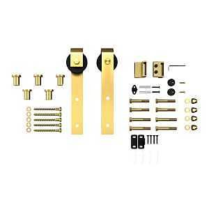 BENT STRP RAIL KIT BR GLD 78IN