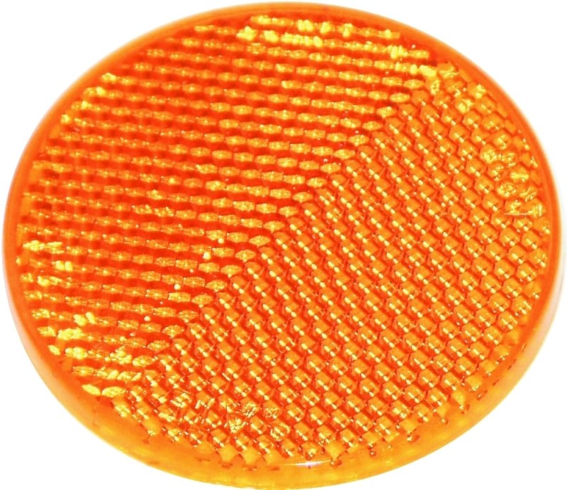 REFLECTOR AMBER 2IN           
