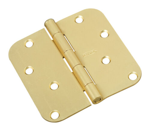 HINGE DOOR 4IN 5/8 RC BRASS   
