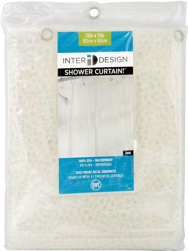 SHOWER CURTAIN RAIN 72 X 72IN 