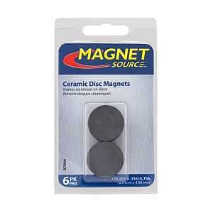 MAGNET CERAMIC 1X5/32INCH 6PC 