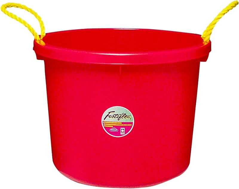 BUCKET MULTIPURPOSE RED 8GAL  