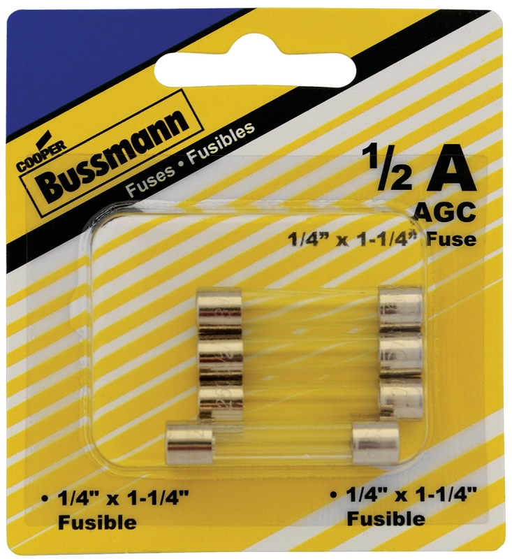 FUSE AGC 1/2 AMP              