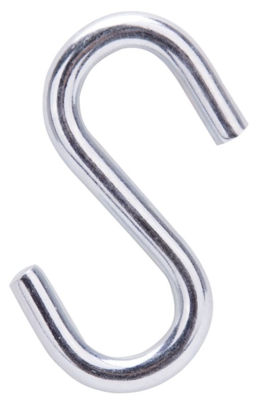 HOOK S STEEL 3IN BRIGHT ZINC  