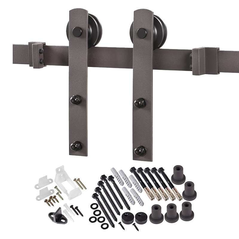 DOOR BARN HDWR KIT ANTIQUE BRZ