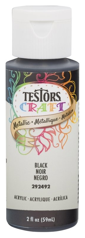 PAINT CRAFT ACRY MTLAC BLK 2OZ