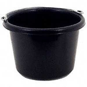 PAIL UTILITY BLACK 8QT        