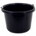 PAIL UTILITY BLACK 8QT        