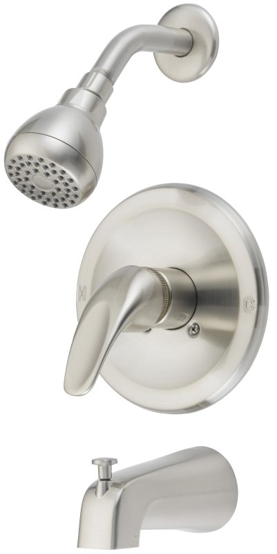 FAUCET TUB/SHOWER SGL HNDL NKL