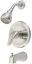 FAUCET TUB/SHOWER SGL HNDL NKL